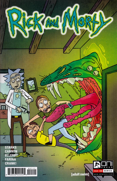 Cover for Rick and Morty (Oni Press, 2015 series) #21 [Retail Cover]
