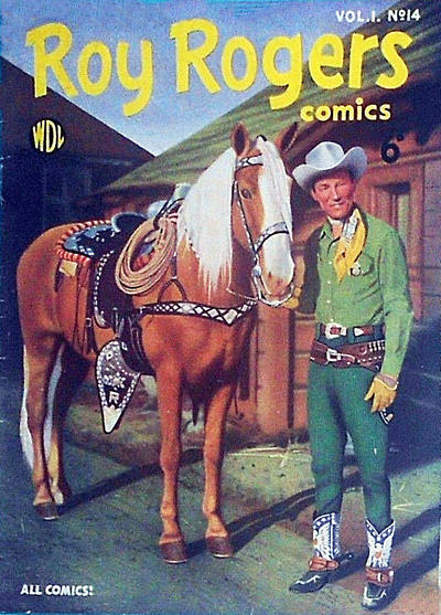 Cover for Roy Rogers Comics (World Distributors, 1951 series) #14
