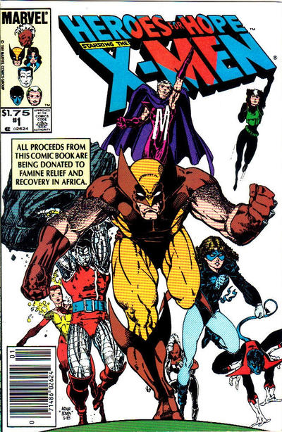 Cover for Heroes for Hope Starring the X-Men (Marvel, 1985 series) #1 [Canadian]