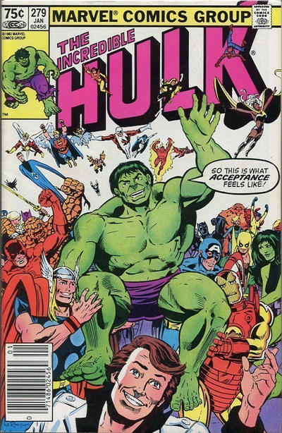 Cover for The Incredible Hulk (Marvel, 1968 series) #279 [Canadian]