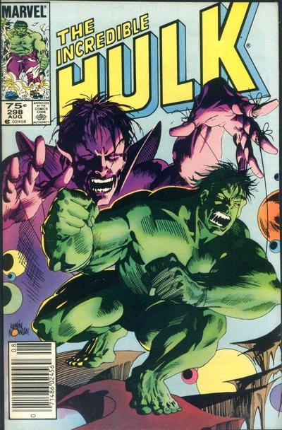 Cover for The Incredible Hulk (Marvel, 1968 series) #298 [Canadian]