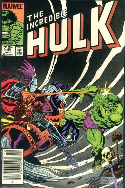 Cover for The Incredible Hulk (Marvel, 1968 series) #302 [Canadian]
