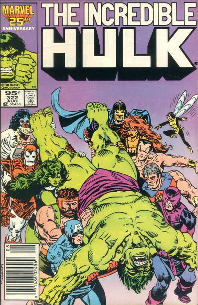 Cover for The Incredible Hulk (Marvel, 1968 series) #322 [Canadian]