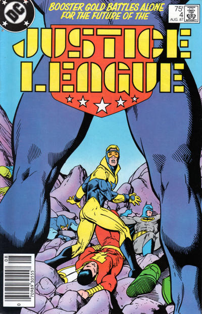 Cover for Justice League (DC, 1987 series) #4 [Newsstand]