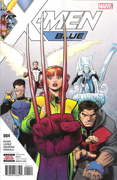 Cover for X-Men: Blue (Marvel, 2017 series) #4