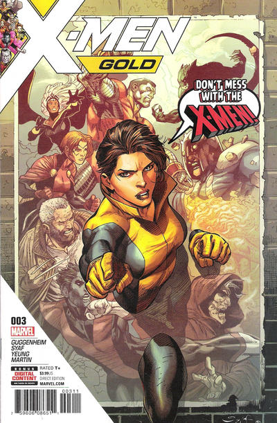 Cover for X-Men: Gold (Marvel, 2017 series) #3