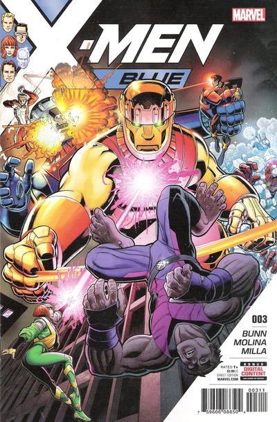 Cover for X-Men: Blue (Marvel, 2017 series) #3