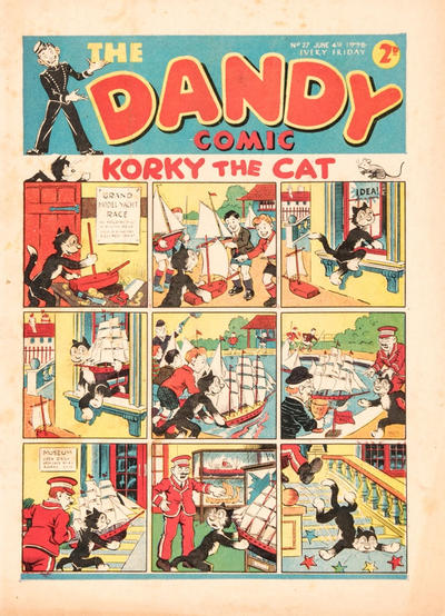 Cover for The Dandy Comic (D.C. Thomson, 1937 series) #27