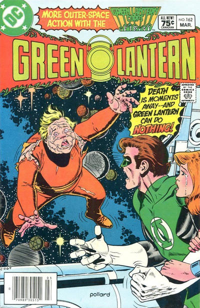 Cover for Green Lantern (DC, 1960 series) #162 [Newsstand]