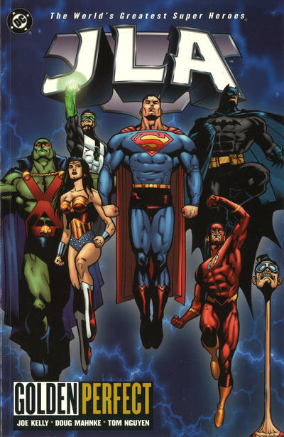 Cover for JLA (DC, 1997 series) #10 - Golden Perfect [First Printing]