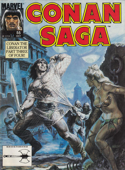 Cover for Conan Saga (Marvel, 1987 series) #55 [Direct]