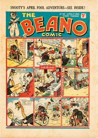 Cover for The Beano Comic (D.C. Thomson, 1938 series) #141