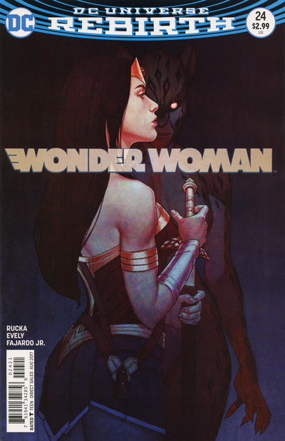 Cover for Wonder Woman (DC, 2016 series) #24 [Jenny Frison Variant Cover]