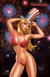 Cover Thumbnail for 2011 Wonderland Annual (Zenescope Entertainment, 2011 series) [Independence Day Exclusive Variant - Alé Garza]