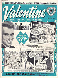 Cover Thumbnail for Valentine (IPC, 1957 series) #31 August 1963