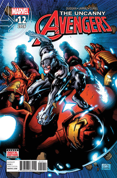 Cover for Uncanny Avengers (Marvel, 2015 series) #12