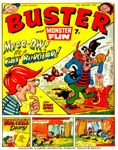 Cover for Buster (IPC, 1960 series) #29 January 1977 [846]