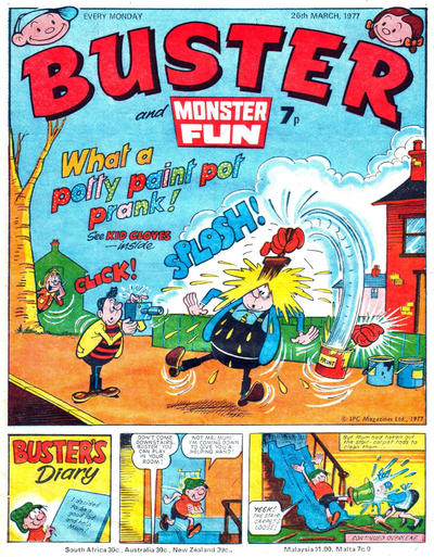 Cover for Buster (IPC, 1960 series) #26 March 1977 [854]