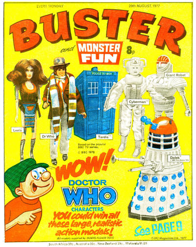 Cover for Buster (IPC, 1960 series) #20 August 1977 [875]