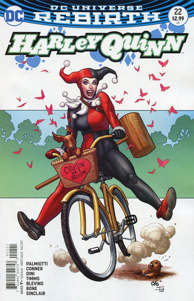 Cover for Harley Quinn (DC, 2016 series) #22 [Frank Cho Cover]