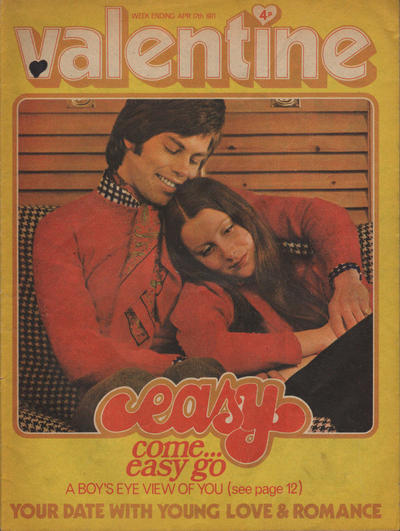 Cover for Valentine (IPC, 1957 series) #17 April 1971