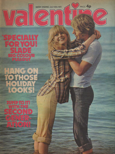 Cover for Valentine (IPC, 1957 series) #29 July 1972