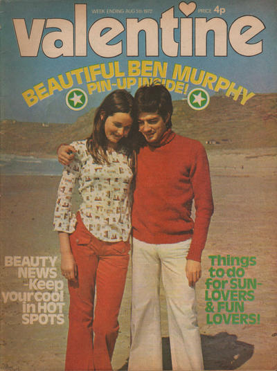 Cover for Valentine (IPC, 1957 series) #5 August 1972