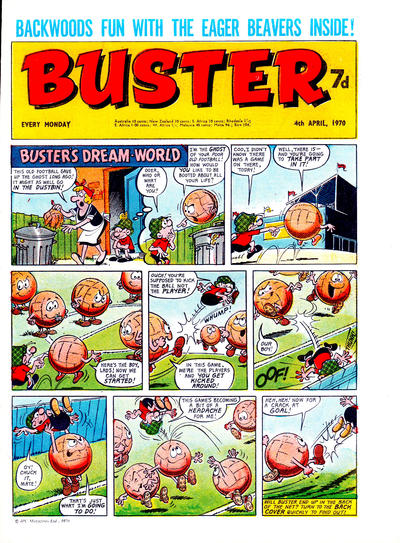 Cover for Buster (IPC, 1960 series) #4 April 1970 [515]