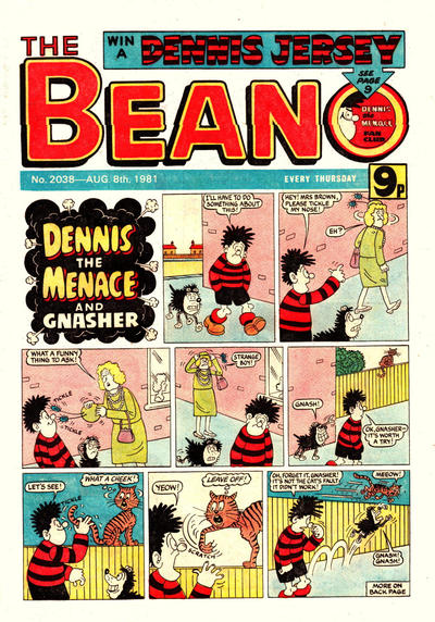 Cover for The Beano (D.C. Thomson, 1950 series) #2038