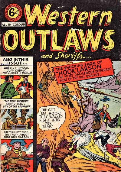 Cover for Western Outlaws and Sheriffs (Streamline, 1951 series) #[nn]