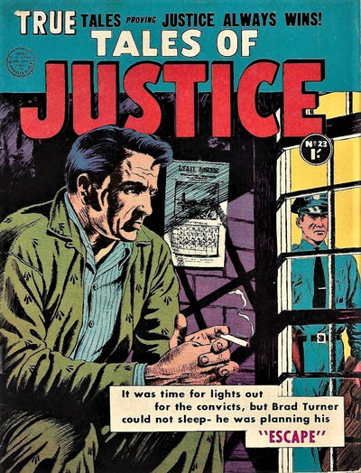 Cover for Tales of Justice (Horwitz, 1950 ? series) #23