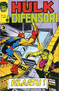 Cover Thumbnail for Hulk E I Difensori (Editoriale Corno, 1975 series) #13