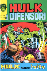Cover Thumbnail for Hulk E I Difensori (Editoriale Corno, 1975 series) #30