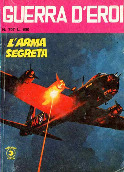 Cover for Guerra D'Eroi (Editoriale Corno, 1965 series) #707