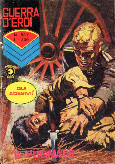 Cover for Guerra D'Eroi (Editoriale Corno, 1965 series) #521
