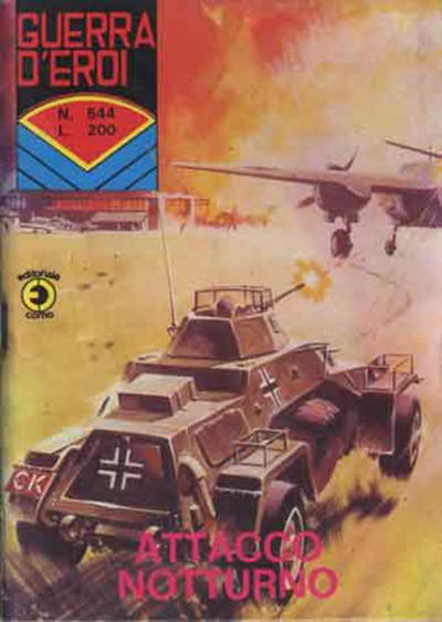 Cover for Guerra D'Eroi (Editoriale Corno, 1965 series) #544