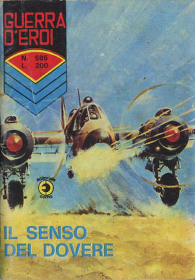 Cover for Guerra D'Eroi (Editoriale Corno, 1965 series) #585