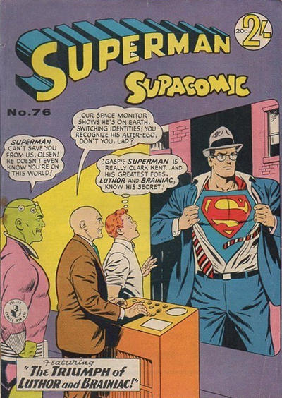 Cover for Superman Supacomic (K. G. Murray, 1959 series) #76