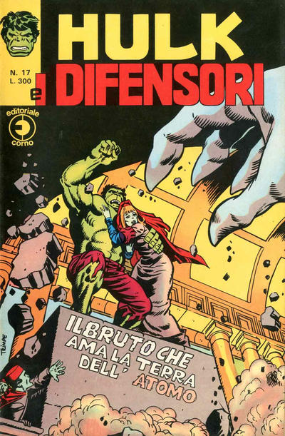 Cover for Hulk E I Difensori (Editoriale Corno, 1975 series) #17