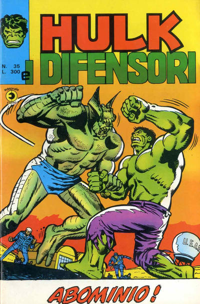Cover for Hulk E I Difensori (Editoriale Corno, 1975 series) #35