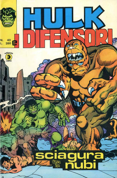 Cover for Hulk E I Difensori (Editoriale Corno, 1975 series) #40