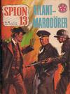 Cover for Spion 13 (Centerförlaget, 1964 series) #28