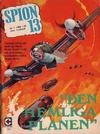 Cover for Spion 13 (Centerförlaget, 1964 series) #1/1968
