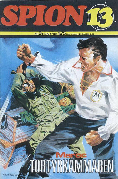 Cover for Spion 13 (Semic, 1970 series) #3/1972