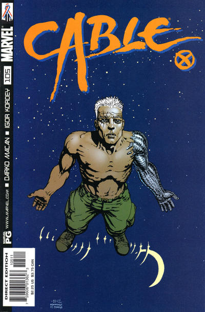 Cover for Cable (Marvel, 1993 series) #105 [Direct Edition]