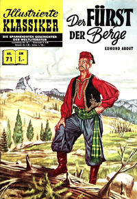 Cover Thumbnail for Illustrierte Klassiker [Classics Illustrated] (BSV - Williams, 1956 series) #71 - Der Fürst der Berge [HLN 133]