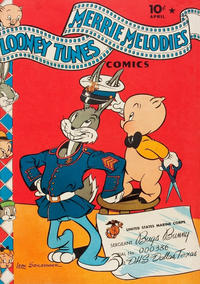 Cover for Looney Tunes and Merrie Melodies Comics (Dell, 1941 series) #18 [Star Cover Variant]