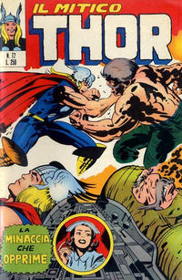 Cover for Il Mitico Thor (Editoriale Corno, 1971 series) #72