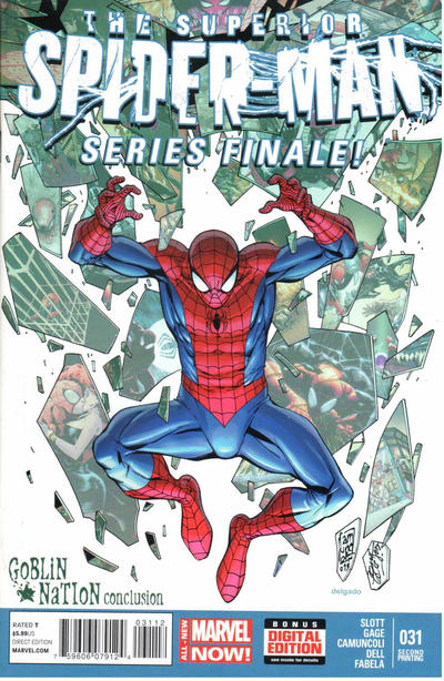 Cover for Superior Spider-Man (Marvel, 2013 series) #31 [Second Printing]