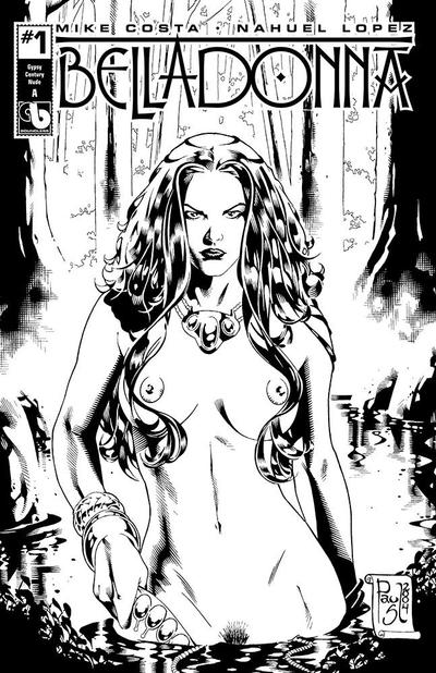 Cover for Belladonna (Avatar Press, 2015 series) #1 [Gypsy Century Nude A - Paulo Siquiera]